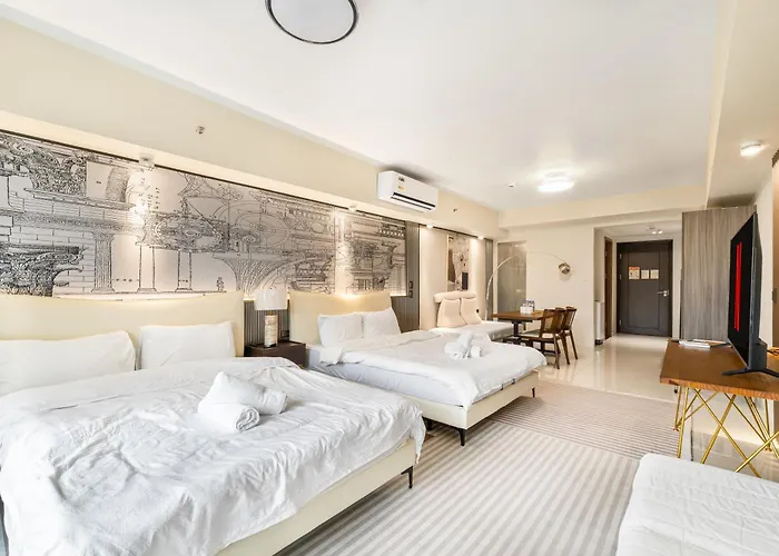Cozy Family With View Near Of Dreams Casino, Airport, Solaire, Okada, Ayala Malls And Moa Apartment