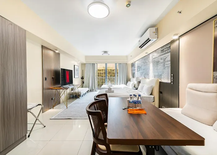 Cozy Family With View Near Of Dreams Casino, Airport, Solaire, Okada, Ayala Malls And Moa Apartment *